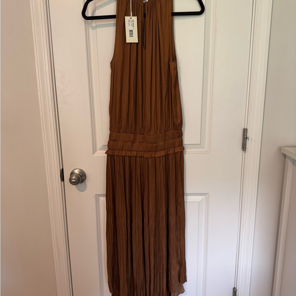 Ramy Brook High Low Dress in Rich Brown